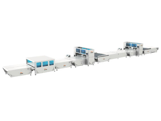KE-P20-2 - Linha Automática com 2 HotMelt e Prensa para Montagem Colchões-2